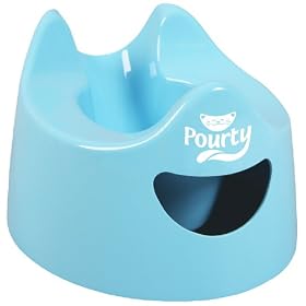 Pourty Easy-to-Pour Potty (Blue)