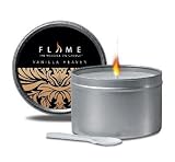 FLAME Massage Oil Pourable Soy Candle with Vitamin E