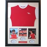 Arsenal Legends Shirt & Photo Display signed by 3 Framed