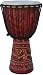 Cherry Deep-Carved African-Style Djembe Drum- 19"-20" Tall x 10" Head
