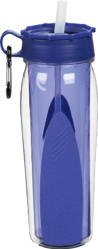 Trudeau Cool Down 24-Ounce Hydration Bottle, Purple