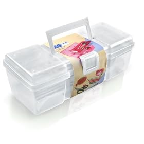 Sewing Kit Tool Box Clear