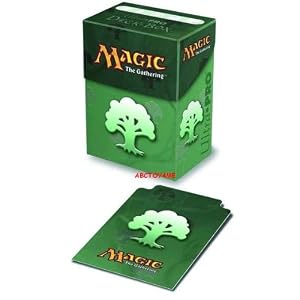 Ultra Pro The Magic the Gathering (MTG) Mana Deck Box - GREEN (with Colored Divider)