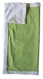 Small Cozy Baby Blanket in Lime Swirl