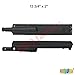 Hisencn 3-Pack Repair Parts Cast Iron Grill Pipe Burner Replacement for Charbroil 463240804, 463247004, 463261406, Themos 461246804, Front Avenue 463242304, Kirkland 463230703 and Others, 13 3/4''