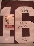 JOSH CRIBBS SIGNED AUTOGRAPHED CLEVELAND BROWNS JERSEY JSA