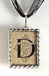 Monogram Pendant Necklace - D