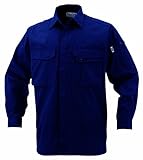 CO-COS コーコス 製品制電長袖シャツ J-568 ネイビー LL