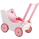 Haba Toys Doll's Pram White/Pink