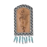 Terracotta Maiden Pin Pendant by Andrew Rodriguez silver graphics