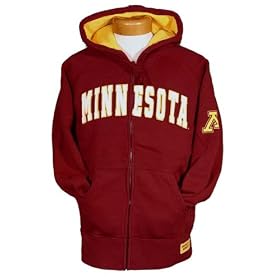 Buy Minnesota Golden Gophers Colosseum Burn Full Zip Hood by Colosseum