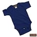 Royal Blue Baby Onesie - Short Sleeve By Baby Milano