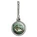 Bass Fish Swimming in River Antiqued Charm Clothes Purse Suitcase Backpack Zipper Pull Aid
