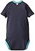 Zutano Baby-Boys Newborn Beep Screen Short Sleeve Wrap Body