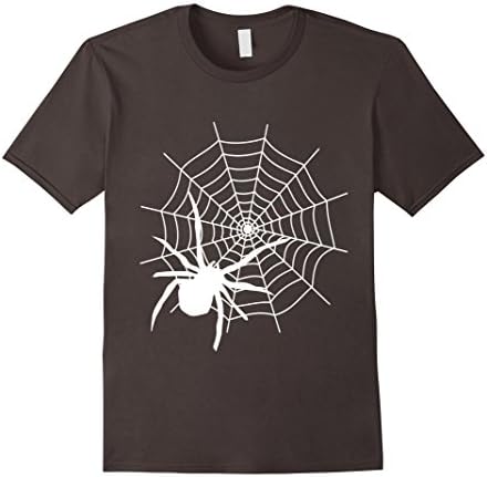 Men's Halloween Spider Web Shirt XL Asphalt