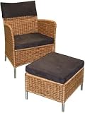 from Henbury Henbury Chair And Footstool.