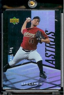 2007 Upper Deck Spectrum Baseball Card #69 Roy Oswalt Houston Astros - Mint Condition - In Protective Display Case !