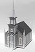 HO KIT 19th Century American Church