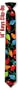 Boy's Christmas Lights Clipon Polyester Tie by Wild Ties in Black - 14 Inch