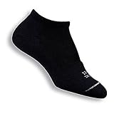 Thor-Lo T1CCU Women's Tennis Micro-Mini Socks - Black/Black - 1 pair