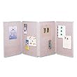 GBC-COMMERCIAL & CONSUMER GRP / QRT773630 / Tabletop Display Presentation Board, Fabric, 72 x 30, Gray / Sold as 1 EA