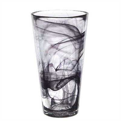 Mine Tall Black Tumbler Glass