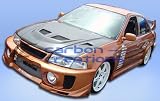 1997-2001 Mitsubishi Mirage 4dr Carbon Creations Evo 5 Hood
