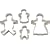 TALA GINGERBREAD FAMILY CUTTERS     12/144