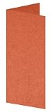 Invitation Folder - 4 x 9 1/4 - Metallic Copper Ore (50 Pack)