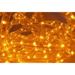 Amber 25 FT 110V-120V LED Rope light Kit, 1.0" LED spacing, Christmas Lighting, Outdoor rope light