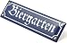 Biergarten Metal Road Sign (On Sale)