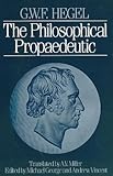 The philosophical propaedeutic