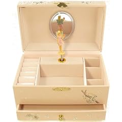 Trousselier 60614 - Spieluhr "TR Schublade XL Cherry rosa" (Spieldosen, Musikdosen, Spieluhren), das ideale Geschenk
