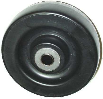 Solid Polyolefin 6" x 2" Wheel with 5/8" ID Roller Bearing with Steel Spanner