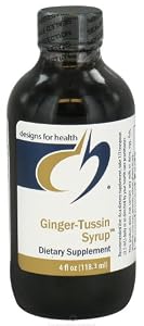 Designs for Health Ginger-Tussin Syrup, 4 Fluid Ounce
