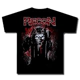 RECON - Wolf - Black T-shirt