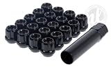 Muteki Black Open Spline Drive Lug Nuts 12x1.25