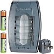 Duracell Mobile Charger With 2AA Pre Charged Rechargeable Nimh Batteries, CEF23DX2
