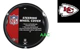 Official NFL License Steering Wheel Cover - Kansas City Chiefs