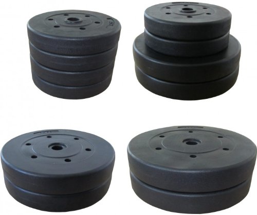 Hantelscheiben Gewichte Sets für Krafttraining – Sets 4×5 kg oder 2×10 kg oder 2×10 2×5 kg oder 2 x 15 kg