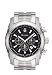 Bulova Men's Multi-Function Black Dial Stainless Steel Bracelet Watch #96B109