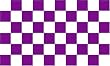 Purple and White Checkered Flag - 3 foot by 5 foot Polyester (NEW)