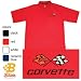 B Elite Designs BDC3EP104 -BLK-XXXL C3 Corvette Embroidered Mens Performance Polo Shirt - Black - XXX-Large