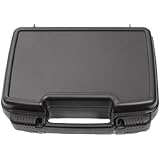 Single Pistol Case - Secure Premium Hard Plastic Gun Cases - Easy to Lock - Locking System Seals Case Tight - Fits Full Size Handgun - Foam Interior - Great for Transport in Car - Fits most Glock, Smith and Wesson (S&W), Ruger, Colt, Beretta, etc.