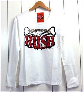 (トウキョウラッシュ)TOKYO RUSH The Real Colorスパンコール長袖Tシャツ「ラッシュボーン」