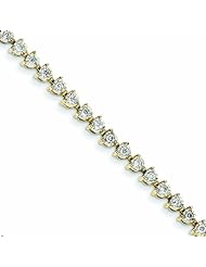 1.1 Carat 14K Gold Diamond Bracelet
