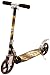 bike*star 205mm (8 Inch) Foldable Kick Push Scooter - Colour Black & Yellow