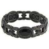 Bonnie Nuit Oval Links Stretch Braclet