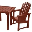 Beach Front Adirondack Dining Chair - Cherrywood