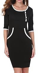 Summer Elbow Length Sleeves Polyester/Rayon/Spandex Lace Party Dress 